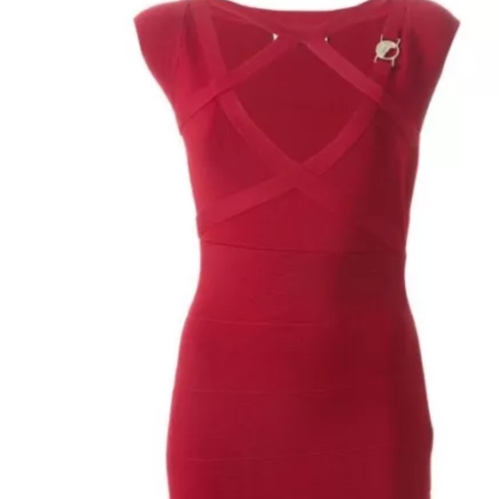 Versace Collection Cut Out Bandage Dress NWT Size 42